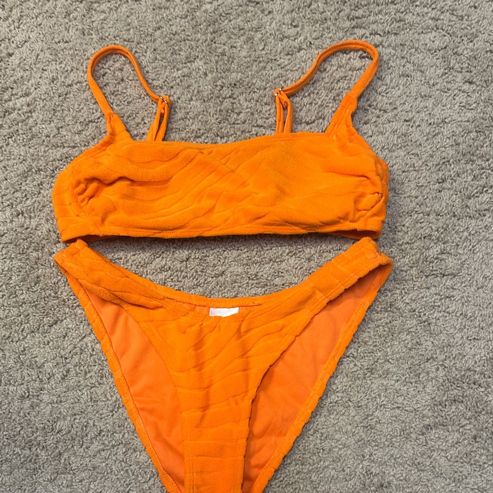 Xhilaration Vibrant Orange Swimsuit